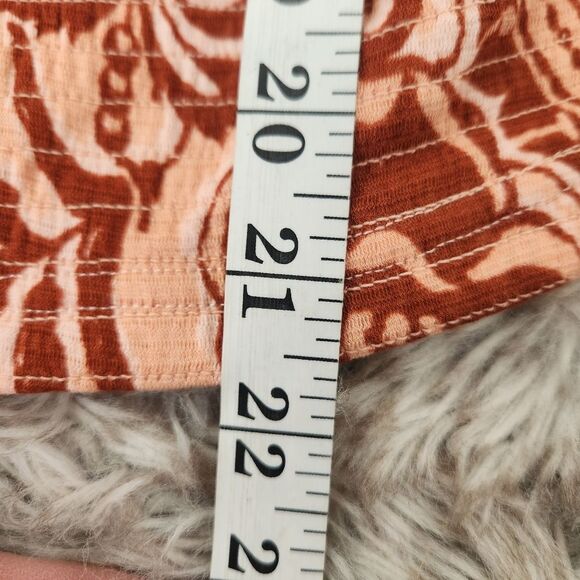 Free People Women's Shea Top in Apricot Combo Size Large NWT - Picture 9 of 9